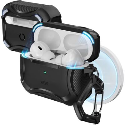ESR Pro 1/2 Schwarz MagSafe Hülle - Kabelloser Kopfhörer Schutz ESR Pro 1/2 Schwarz MagSafe Hülle - Kabelloser Kopfhörer Schutz