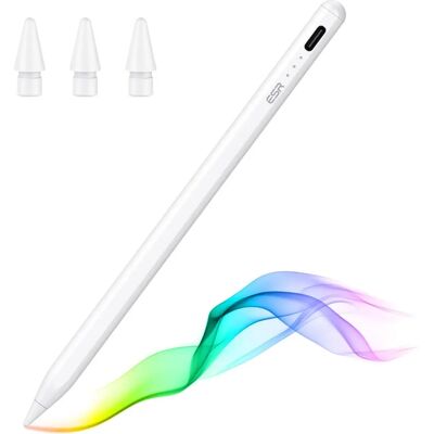 ESR Hvid Tilstyret iPad Stylus - Stylus Pen til Apple iPad ESR Hvid Tilstyret iPad Stylus - Stylus Pen til Apple iPad