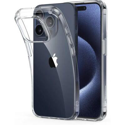 ESR Gennemsigtig Cover til iPhone 15 Pro Max - Slankt, stødabsorberende, gul ESR Gennemsigtig Cover til iPhone 15 Pro Max - Slankt, stødabsorberende, gul