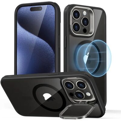 ESR Classic Kickstand Halolock MagSafe iPhone 15 Pro Max Διάφανο/Μαύρο - Θήκη Κινητού ESR Classic Kickstand Halolock MagSafe iPhone 15 Pro Max Διάφανο/Μαύρο - Θήκη Κινητού