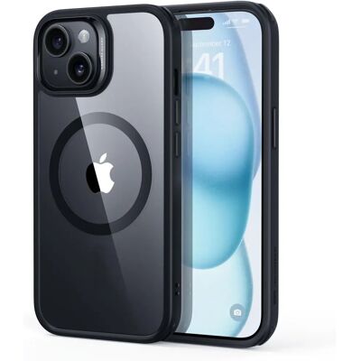Coque hybride ESR pour iPhone 15 - Compatible MagSafe - Publicité Coque hybride ESR pour iPhone 15 - Compatible MagSafe - Publicité