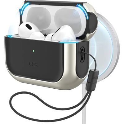Coque ESR Orbit Hybrid Magnétique pour AirPods Pro (1 & 2. gen.) - Titane Coque ESR Orbit Hybrid Magnétique pour AirPods Pro (1 & 2. gen.) - Titane