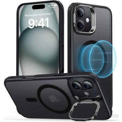 ESR Classic Hybrid Tok iPhone 16 - MagSafe, Állvány, Fekete ESR Classic Hybrid Tok iPhone 16 - MagSafe, Állvány, Fekete