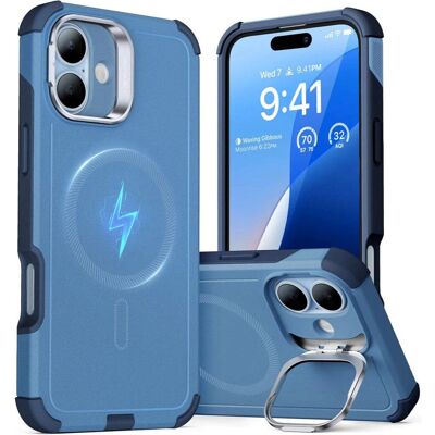 Θήκη ESR Cyber Armor για iPhone 16 - Συμβατή με MagSafe - Μπλε Θήκη ESR Cyber Armor για iPhone 16 - Συμβατή με MagSafe - Μπλε