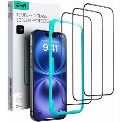 Apple iPhone 16 Plus Tempered-Glas Displayschutzfolie Apple iPhone 16 Plus Tempered-Glas Displayschutzfolie