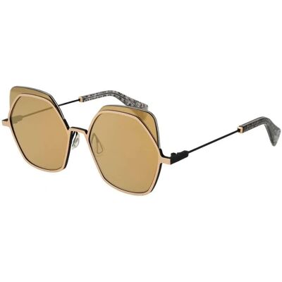 Yohji Yamamoto Goud Unisex Zonnebril - YY7031 Yohji Yamamoto Goud Unisex Zonnebril - YY7031