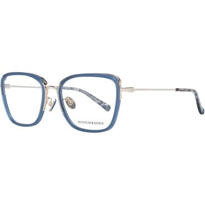 Scotch & Soda Blauwe Vierkante Bril - Bril Scotch & Soda Blauwe Vierkante Bril - Bril