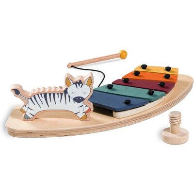 Hauck Hauck 808058 Musical Toy - Zebra, Sustainable Wood Hauck Hauck 808058 Musical Toy - Zebra, Sustainable Wood
