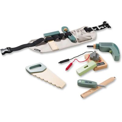 Hauck - Cintura Attrezzi - Learn To Work - Set di strumenti in legno Hauck - Cintura Attrezzi - Learn To Work - Set di strumenti in legno