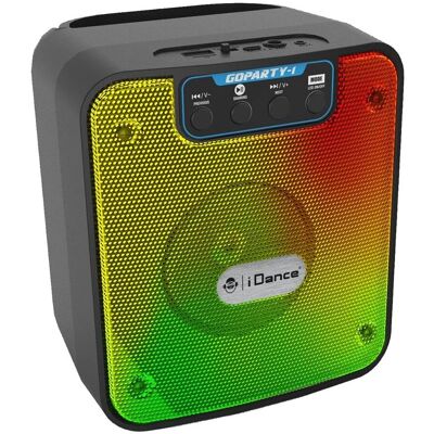iDance GoParty-1 Bluetooth-Lautsprecher mit LED-Lichtern iDance GoParty-1 Bluetooth-Lautsprecher mit LED-Lichtern