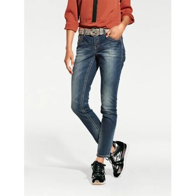 Heine Blau Stein Röhrenjeans - Damen Heine Blau Stein Röhrenjeans - Damen