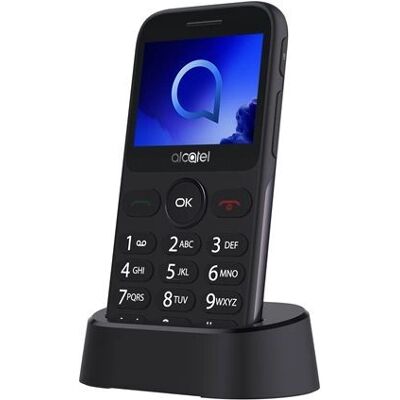 Alcatel 2019G Teléfono de funciones gris - Ligero, 2.4" Pantalla, Bluetooth Alcatel 2019G Teléfono de funciones gris - Ligero, 2.4" Pantalla, Bluetooth