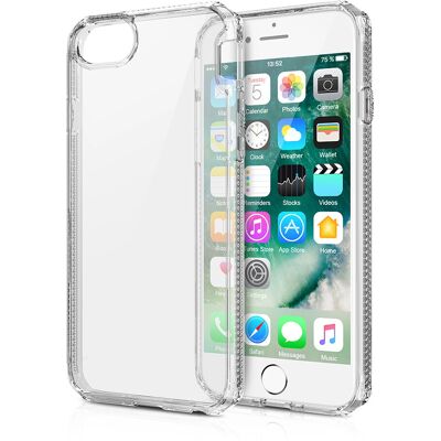 Coque hybride Itskins pour iPhone - Claire pour iPhone SE 2022/SE/8/7/6S/6 - Protection anti-chocs - Publicité Coque hybride Itskins pour iPhone - Claire pour iPhone SE 2022/SE/8/7/6S/6 - Protection anti-chocs - Publicité