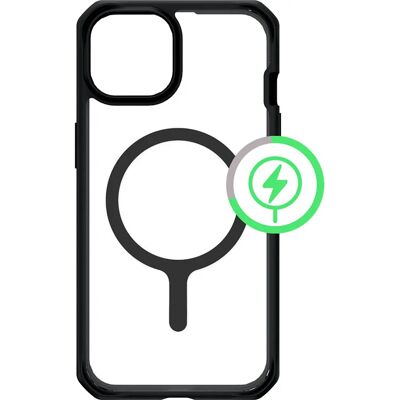 Funda híbrida MagSafe para iPhone 14 - Negro, Transparente Funda híbrida MagSafe para iPhone 14 - Negro, Transparente