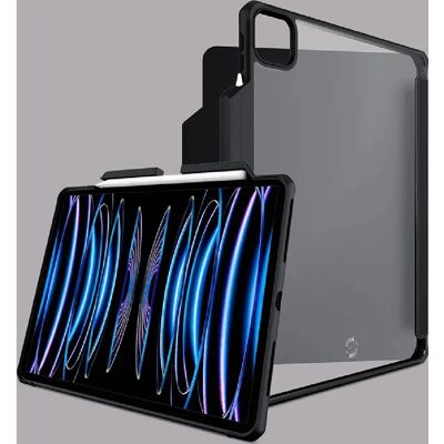 Itskins Étui Folio Transparent Hybrid R 100% Plastique Recyclé pour iPad Pro 11'' 2020 - Publicité Itskins Étui Folio Transparent Hybrid R 100% Plastique Recyclé pour iPad Pro 11'' 2020 - Publicité