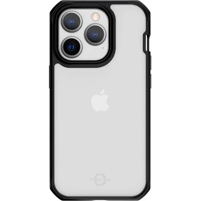 Coque antichoc Itskins pour iPhone 14 Pro Noire - Publicité Coque antichoc Itskins pour iPhone 14 Pro Noire - Publicité