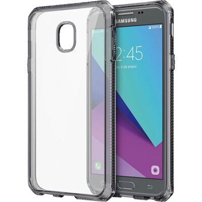 Funda híbrida rígida transparente para Galaxy J3 2017 - Carcasa móvil Funda híbrida rígida transparente para Galaxy J3 2017 - Carcasa móvil