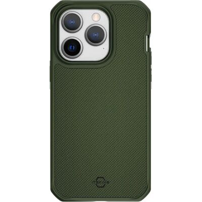 Coque renforcée en nylon pour iPhone 14 Pro - ITSKINS - Publicité Coque renforcée en nylon pour iPhone 14 Pro - ITSKINS - Publicité