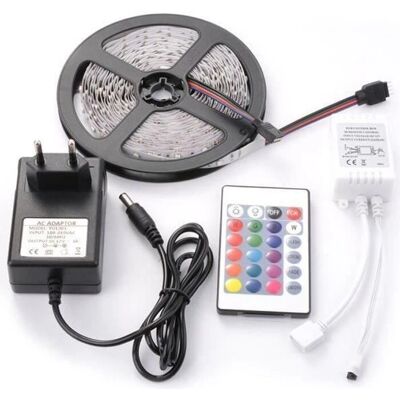 Xcsource - Sunix Kit de ruban LED 5m - RGB - Publicité Xcsource - Sunix Kit de ruban LED 5m - RGB - Publicité