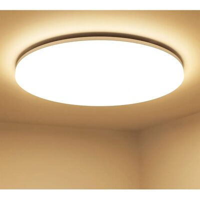 Lighting Ever LE 24W LED Luz de Teto - À prova d'água, Quente Branco Lighting Ever LE 24W LED Luz de Teto - À prova d'água, Quente Branco