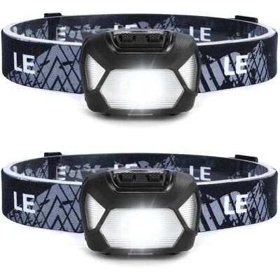 Lanterna de cabeça Alpha Sensor - Longa duração, portátil, Mini LED Lanterna de cabeça Alpha Sensor - Longa duração, portátil, Mini LED