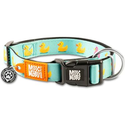 Max & Molly Smart ID Ducklings Dog Collar - Adjustable, Durable, with QR Max & Molly Smart ID Ducklings Dog Collar - Adjustable, Durable, with QR