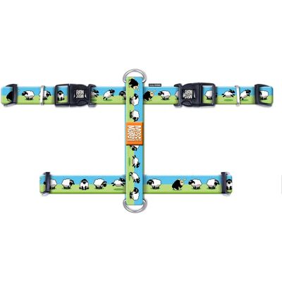 Max & Molly Black Sheep H-Harness - Adjustable, Durable, Comfortable - Dog Product Max & Molly Black Sheep H-Harness - Adjustable, Durable, Comfortable - Dog Product