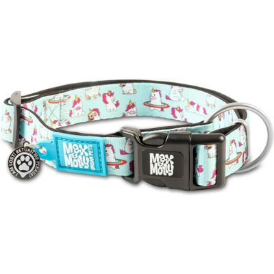 Max & Molly Smart ID Unicorn Halsband - Verstellbar, Weiches Neopren, Bunt - Hundezubehör Max & Molly Smart ID Unicorn Halsband - Verstellbar, Weiches Neopren, Bunt - Hundezubehör