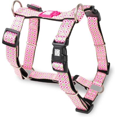 Max&Molly H-Pink Dog Harness - Adjustable, Bright & Comfortable - Dog Harness Max&Molly H-Pink Dog Harness - Adjustable, Bright & Comfortable - Dog Harness
