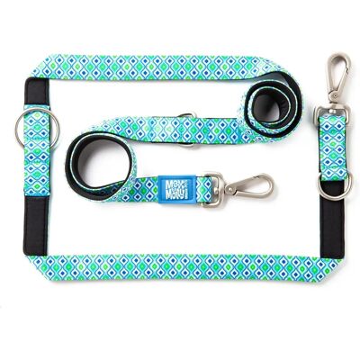 Max & Molly Retro Blue Dog Leash - Dog Leash Max & Molly Retro Blue Dog Leash - Dog Leash