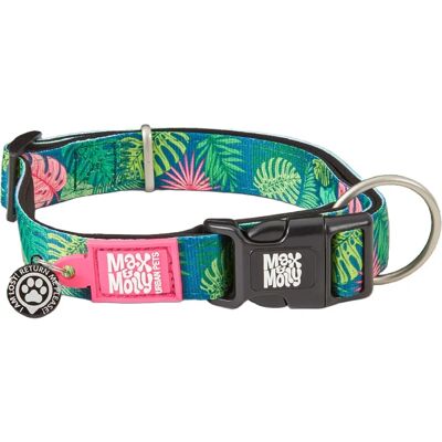 Max & Molly Tropical Smart ID Halsband - Größe S - Haustierhalsband Max & Molly Tropical Smart ID Halsband - Größe S - Haustierhalsband