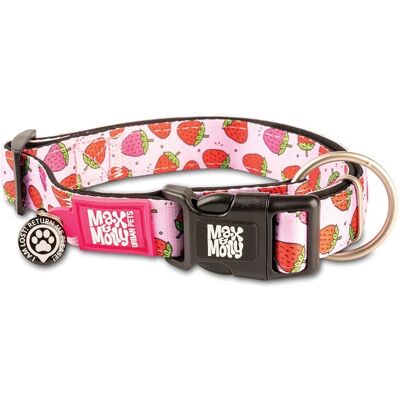 Max & Molly Max & Molly Strawberry Dream Hundehalsband - Sicherheit & Komfort Max & Molly Max & Molly Strawberry Dream Hundehalsband - Sicherheit & Komfort