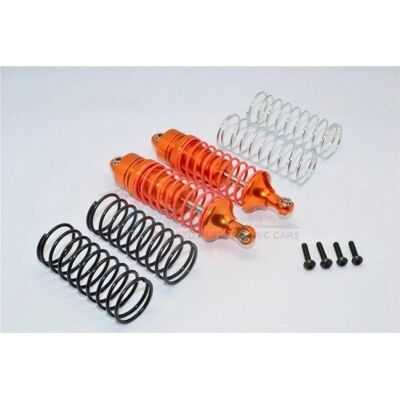 GPM - Traxxas Slash 4x4 - Oranje - Aluminium instelbare schokdempers GPM - Traxxas Slash 4x4 - Oranje - Aluminium instelbare schokdempers