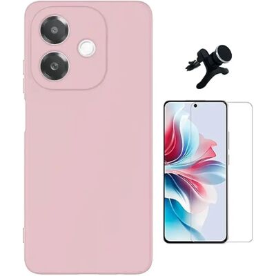 PhoneCare - Oppo A3X 4G - Rose - Clearglass - étui de téléphone - Publicité PhoneCare - Oppo A3X 4G - Rose - Clearglass - étui de téléphone - Publicité