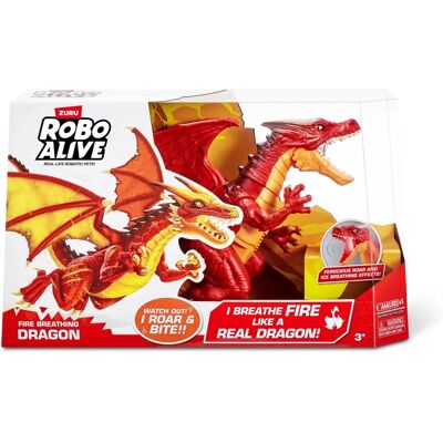 Figure Jouet Robo Alive Ferocius Dragon Rugissant - Enfant - Publicité Figure Jouet Robo Alive Ferocius Dragon Rugissant - Enfant - Publicité