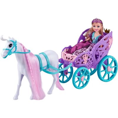 Zuru Sparkle Girlz Poupée Princesse avec Cheval et Carrosse - Poupée, Cheval, Carrosse - Publicité Zuru Sparkle Girlz Poupée Princesse avec Cheval et Carrosse - Poupée, Cheval, Carrosse - Publicité