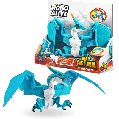 Robo Alive 7173 Jouet pour Enfants Dinosaur Pterodactyl - Articulé, Son, Plastique - Publicité Robo Alive 7173 Jouet pour Enfants Dinosaur Pterodactyl - Articulé, Son, Plastique - Publicité