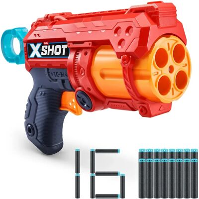 Arma Giocattolo Zuru X-Shot Fury 4 - Dardi di Gomma, 27m di Distanza Arma Giocattolo Zuru X-Shot Fury 4 - Dardi di Gomma, 27m di Distanza