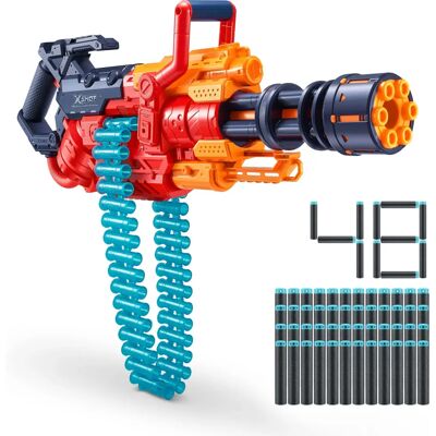 X-Shot Excel Crusher - arme en plastique - 48 fléchettes - Publicité X-Shot Excel Crusher - arme en plastique - 48 fléchettes - Publicité