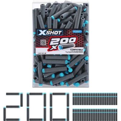ZURU X-Shot Nachfüllset 200 Schaumstoff-Darts - Blaster Zubehör ZURU X-Shot Nachfüllset 200 Schaumstoff-Darts - Blaster Zubehör