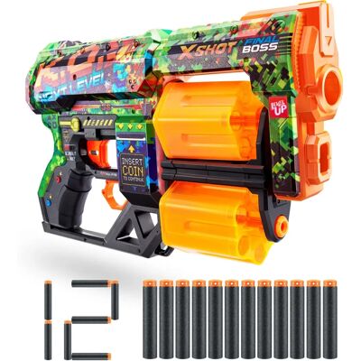 ZURU X-Shot Dread Blaster - Spielzeugwaffe mit 12 Darts ZURU X-Shot Dread Blaster - Spielzeugwaffe mit 12 Darts