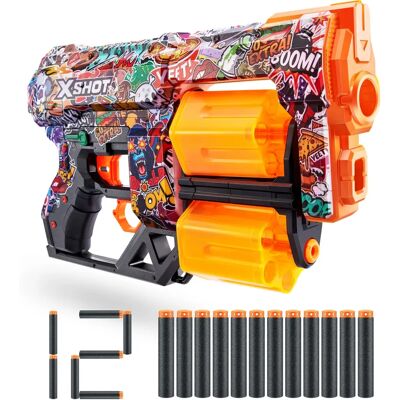 XSHOT 36517H zabawka - Podwójny Skins Dread - Zasięg 27m XSHOT 36517H zabawka - Podwójny Skins Dread - Zasięg 27m