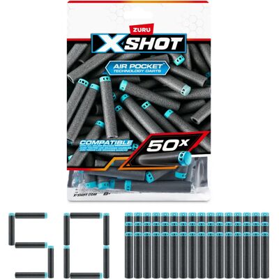 Zuru Germany GmbH X-Shot - Pack de recharge Excel 50 Fléchettes - Publicité Zuru Germany GmbH X-Shot - Pack de recharge Excel 50 Fléchettes - Publicité