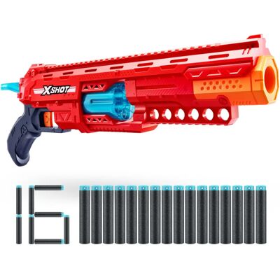 Zuru X-Shot Caliber Legetøjsvåben - 16 pile - Rækkevidde 27m Zuru X-Shot Caliber Legetøjsvåben - 16 pile - Rækkevidde 27m