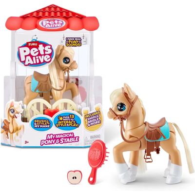 Pets Alive 9546 Figurine enfant - Poney interactif, écurie & accessoires - Publicité Pets Alive 9546 Figurine enfant - Poney interactif, écurie & accessoires - Publicité