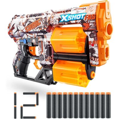 Broń zabawkowa XSHOT 36583G - Pojemność 12 strzałek Broń zabawkowa XSHOT 36583G - Pojemność 12 strzałek
