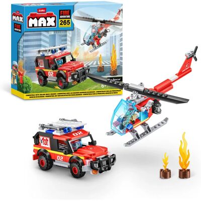 Max City Jeu de Construction - Camion de Pompiers et Hélicoptère - Publicité Max City Jeu de Construction - Camion de Pompiers et Hélicoptère - Publicité