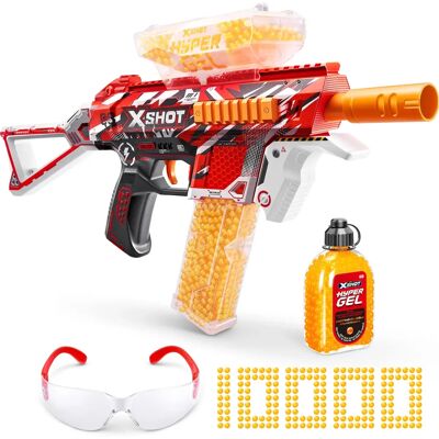 X-Shot Hyper Gel Blaster - 2500 Kugeln - Reichweite 51 m/sec - Spielzeugwaffe X-Shot Hyper Gel Blaster - 2500 Kugeln - Reichweite 51 m/sec - Spielzeugwaffe