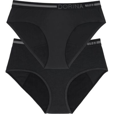 Dorina Microfiber Menstrual Panties - Black Dorina Microfiber Menstrual Panties - Black