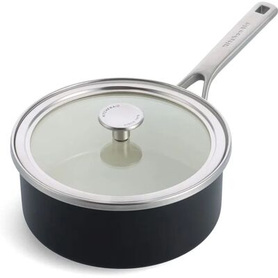 Kuchnia KitchenAid Emaliowa Metalowa Patelnia 20cm - Czarny mat, indukcja Kuchnia KitchenAid Emaliowa Metalowa Patelnia 20cm - Czarny mat, indukcja